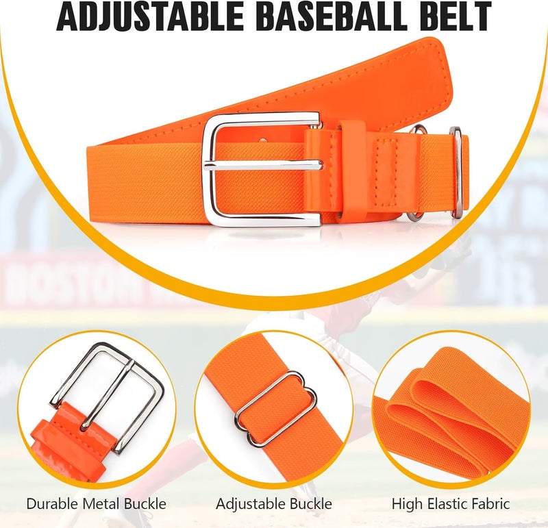 UnFader Elastic Baseball Softball Belt for Youth Boys Girl, Size Adjustable Stretch Belt - Image 4